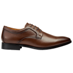 Brown Lace Up Suit Shoe