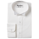 White Pique Wingtip Shirt