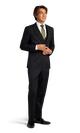 Front view of the Michael Kors Performance Suit