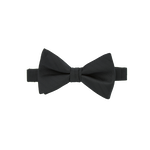 Black Striped Bow Tie