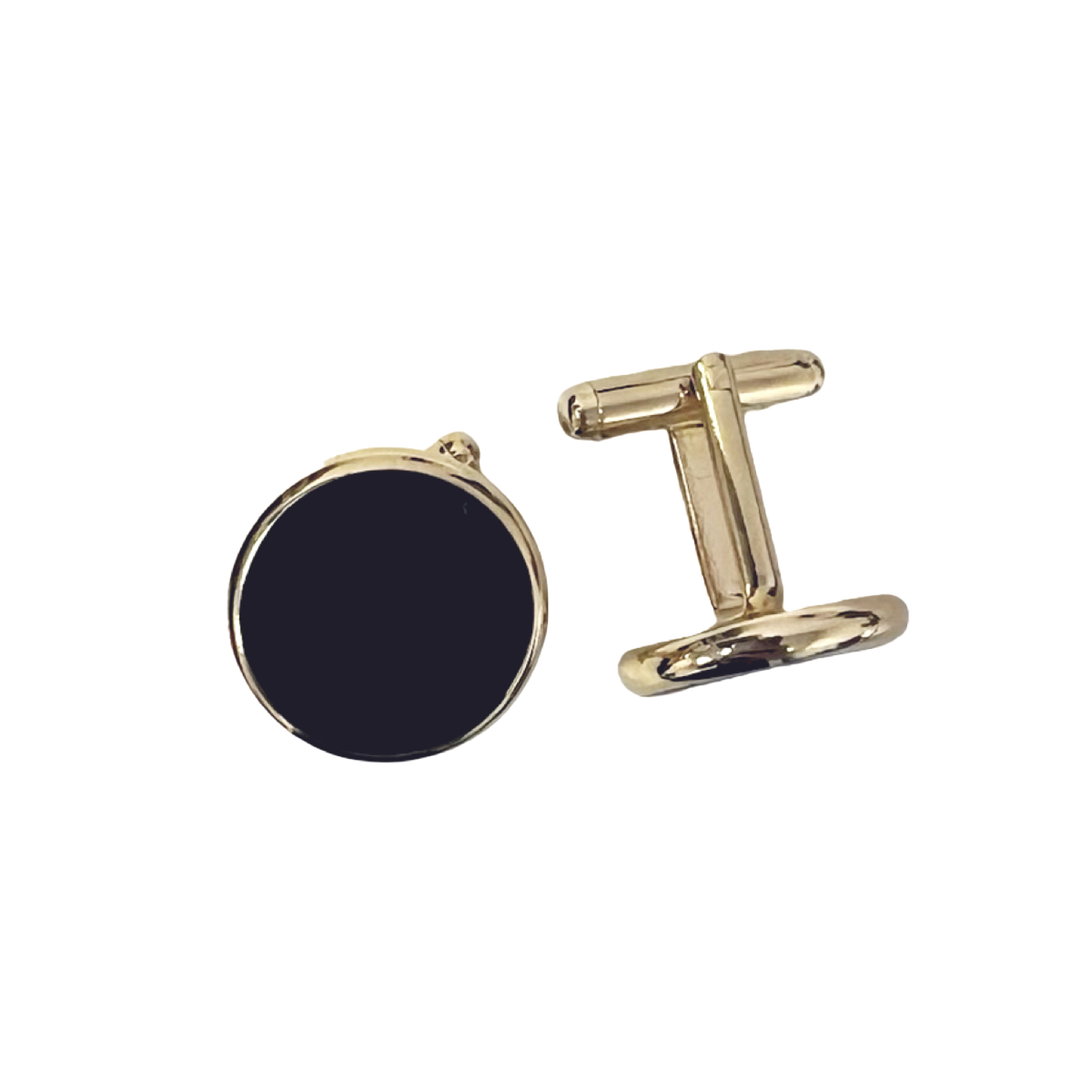 Black and Gold Cufflinks
