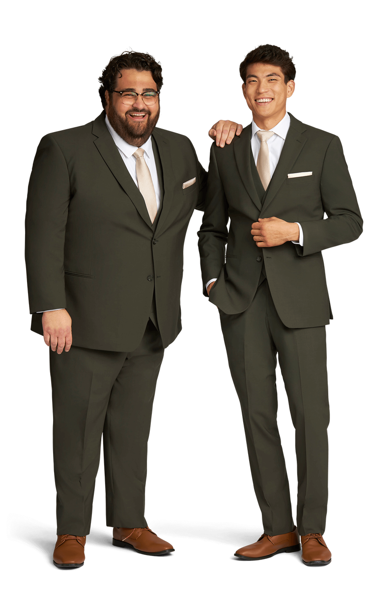 Olive Green Suit