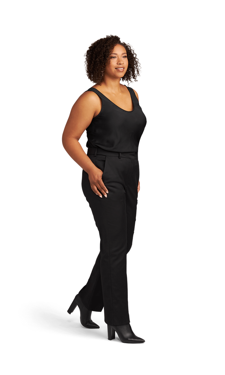 Women's Black Stretch Suit Separates Pants