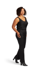 Women's Black Stretch Suit Separates Pants