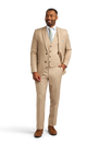 Khaki Stretch Suit Separates
