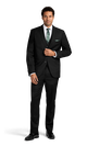 Black Stretch Suit Separates