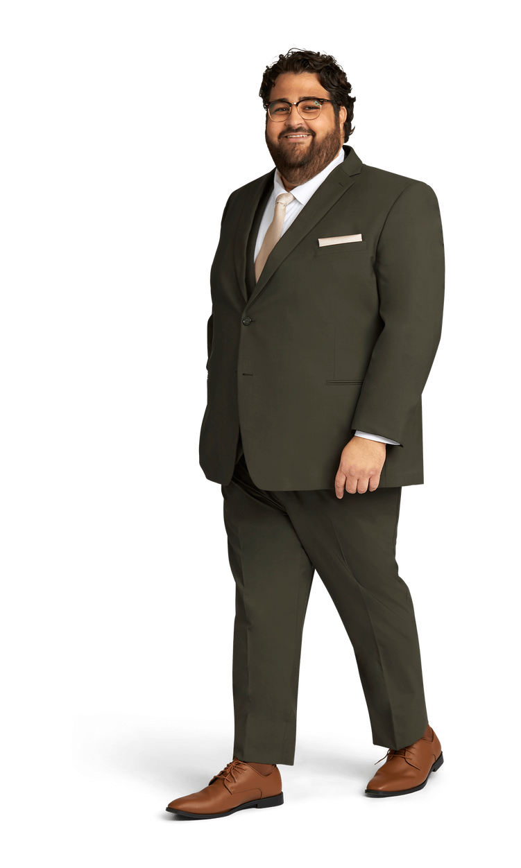 Olive Green Prado Suit