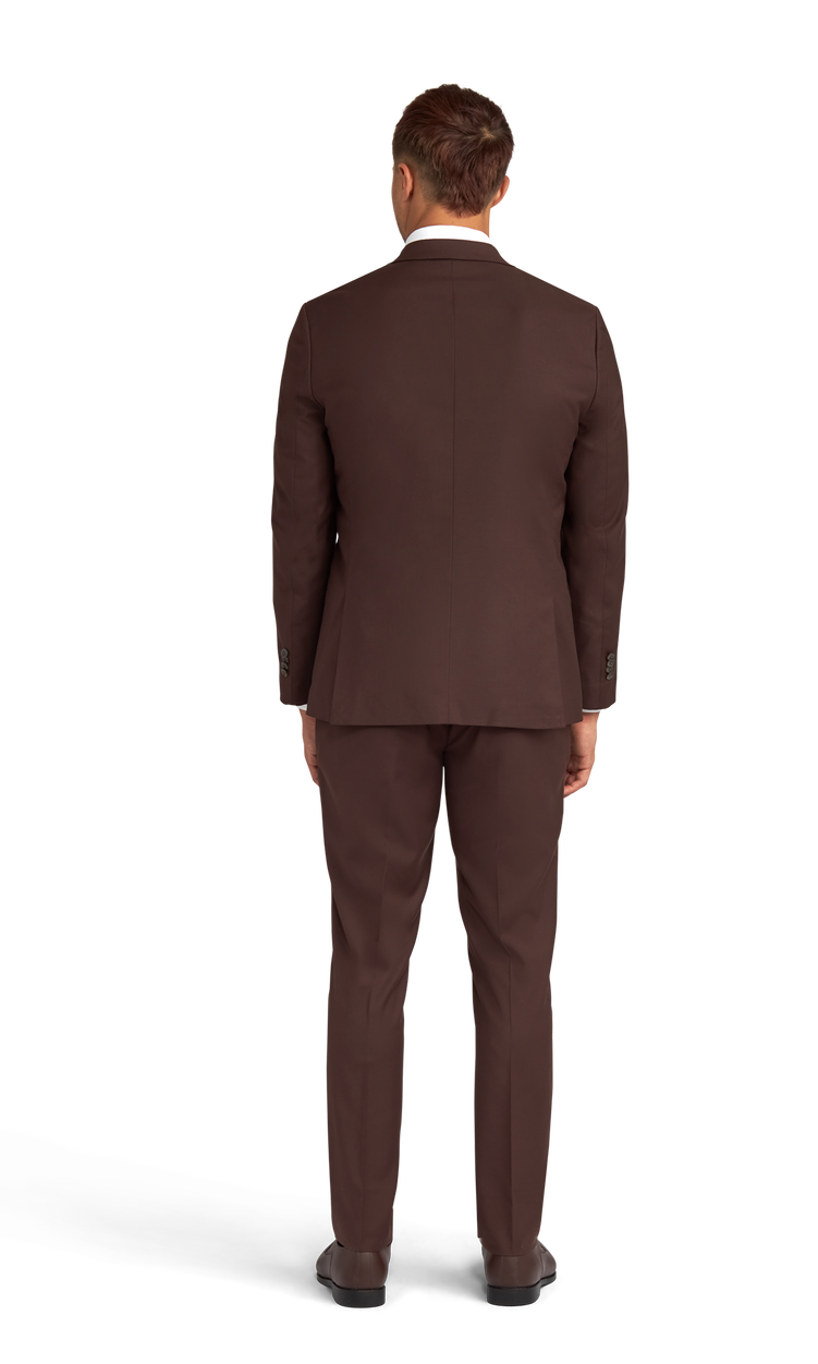 Chocolate Brown Stretch Suit Separates