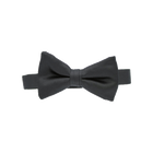 Black Satin Bow Tie