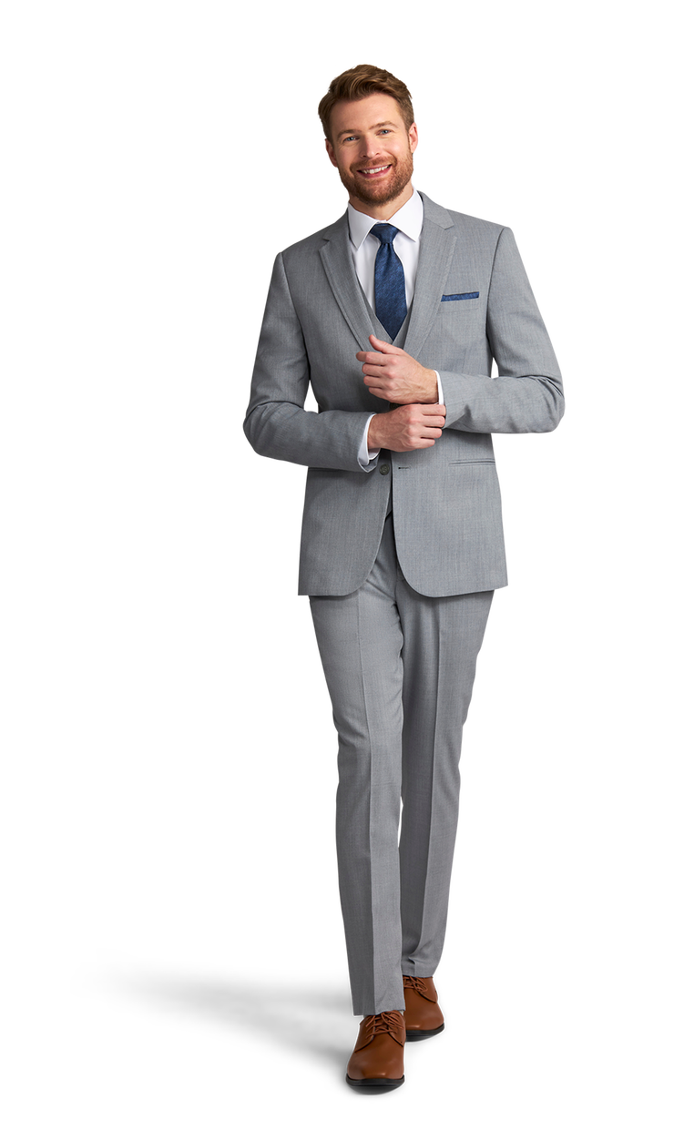 Michael Kors Heather Grey Performance Suit