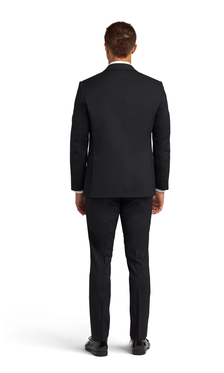 Back view of the performance tuxedo.