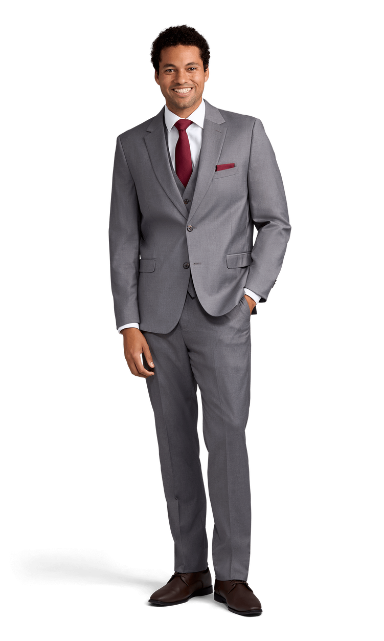 Grey Stretch Suit Separates