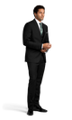 Black Stretch Suit Separates