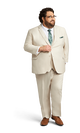 Tan Stretch Suit Separates