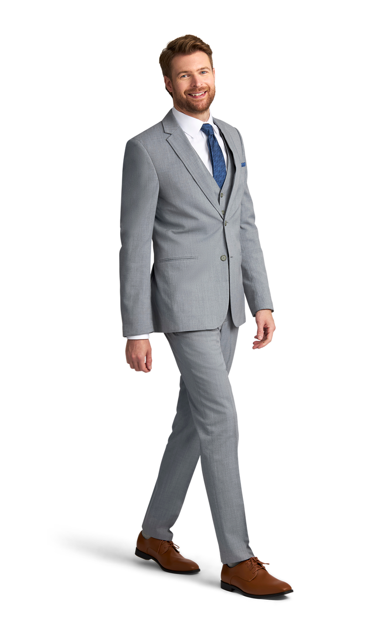 Michael Kors Heather Grey Performance Suit Walking
