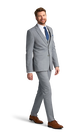 Michael Kors Heather Grey Performance Suit Walking