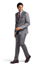 Grey Stretch Suit Separates