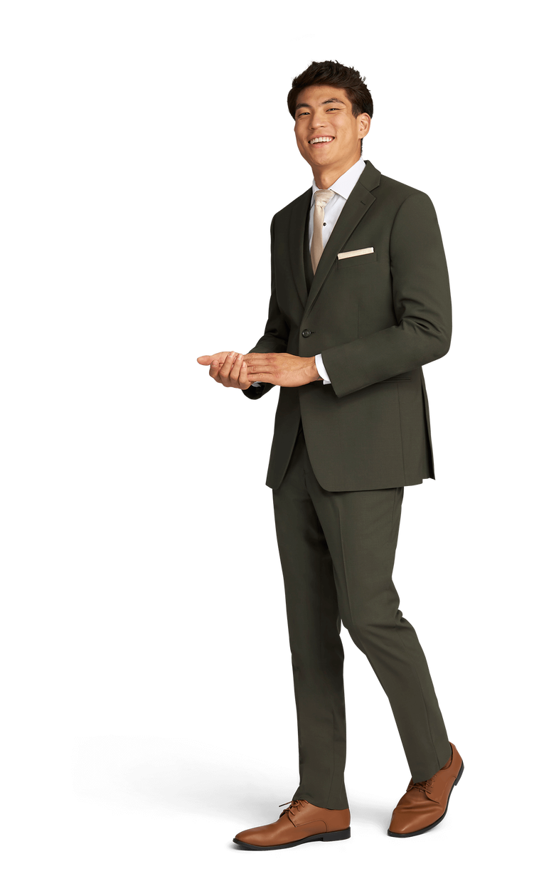 Olive Green Suit