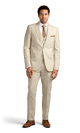 Michael Kors Tan Performance Suit Posing Forward