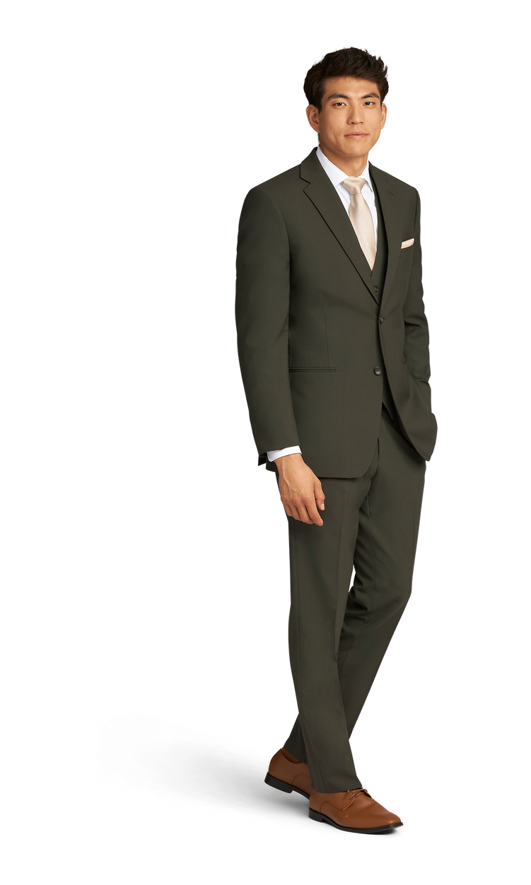 Olive Green Suit