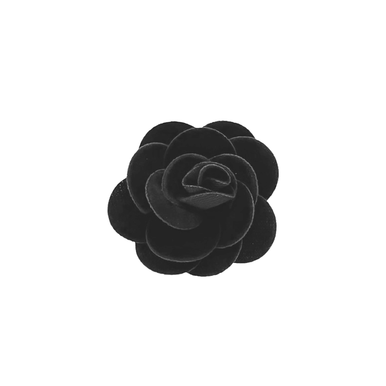 Black Rose Lapel Pin