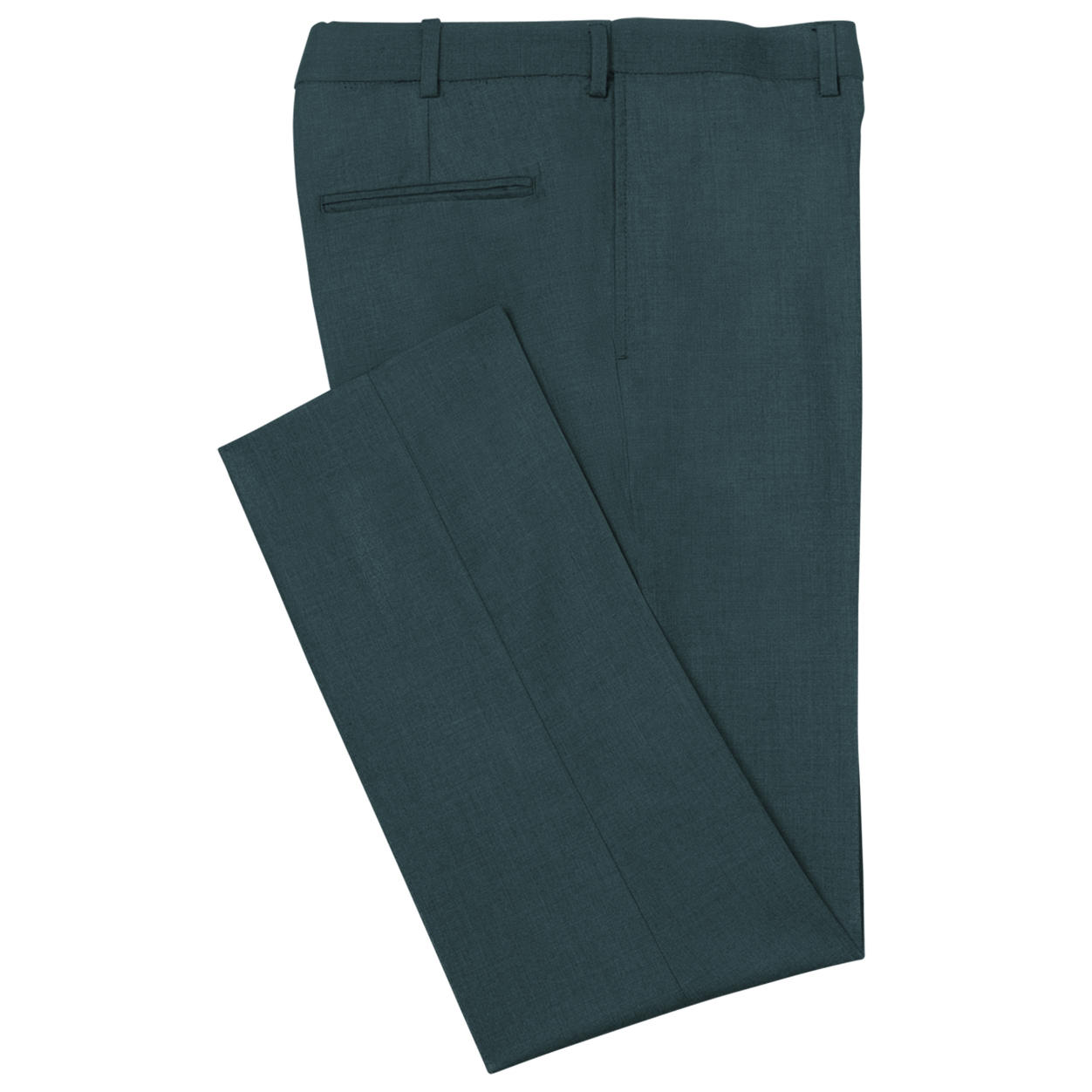 Green Stretch Suit Separates Pants