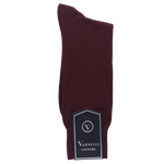 Burgundy Dress Socks