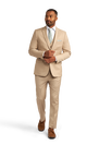 Khaki Stretch Suit Separates