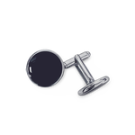 Black and Silver Cufflinks