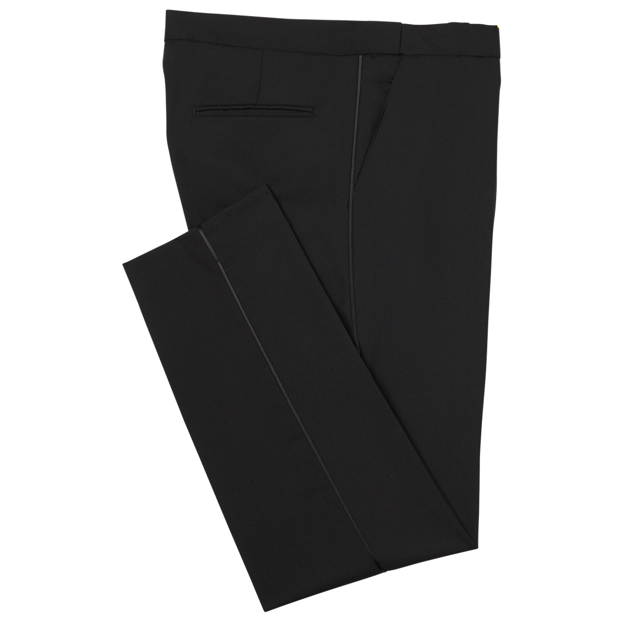 Black Slim Fit Tuxedo Pants