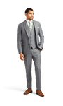 Grey Stretch Suit Separates