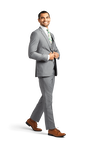 Grey Stretch Suit Separates