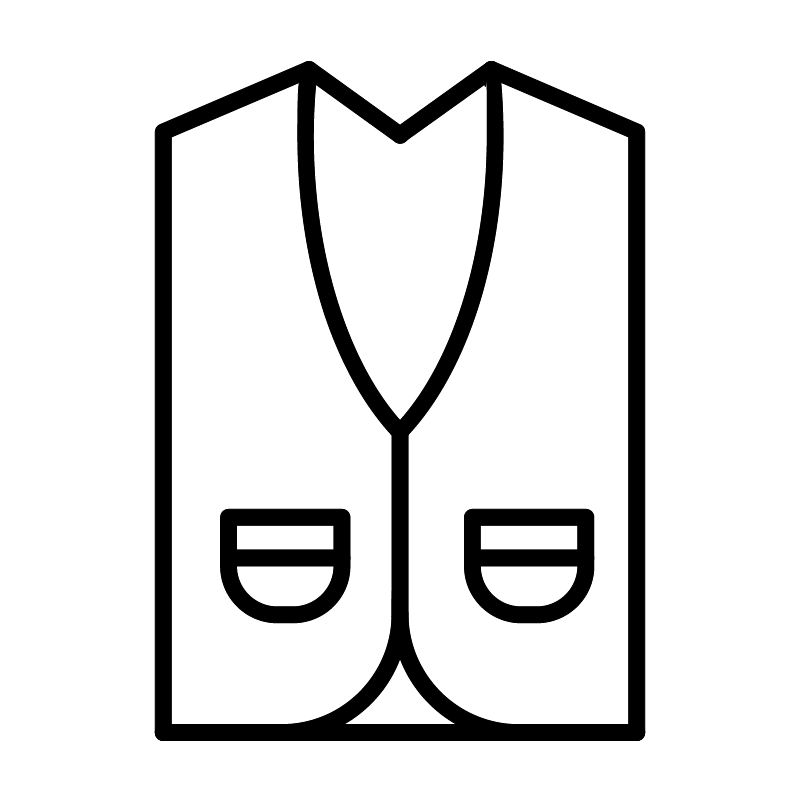 Icon of a vest